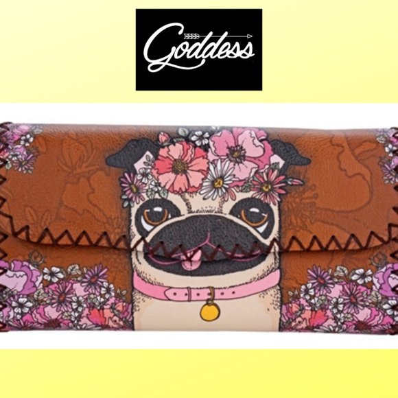 OLE Handbags - "Perky Pug" wallet